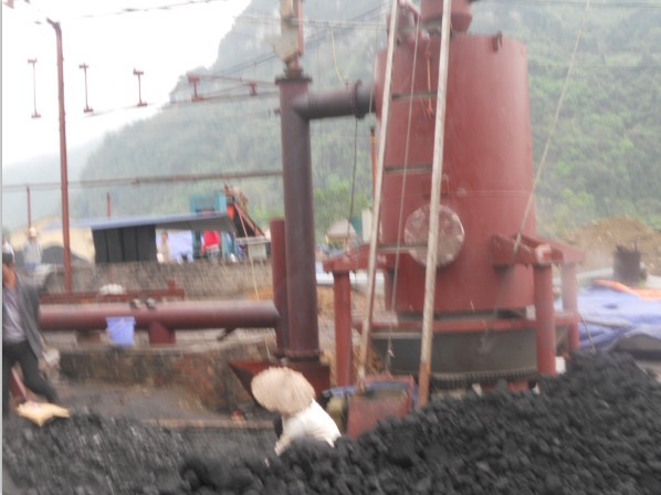 越南焦化厂煤气炉改造现场