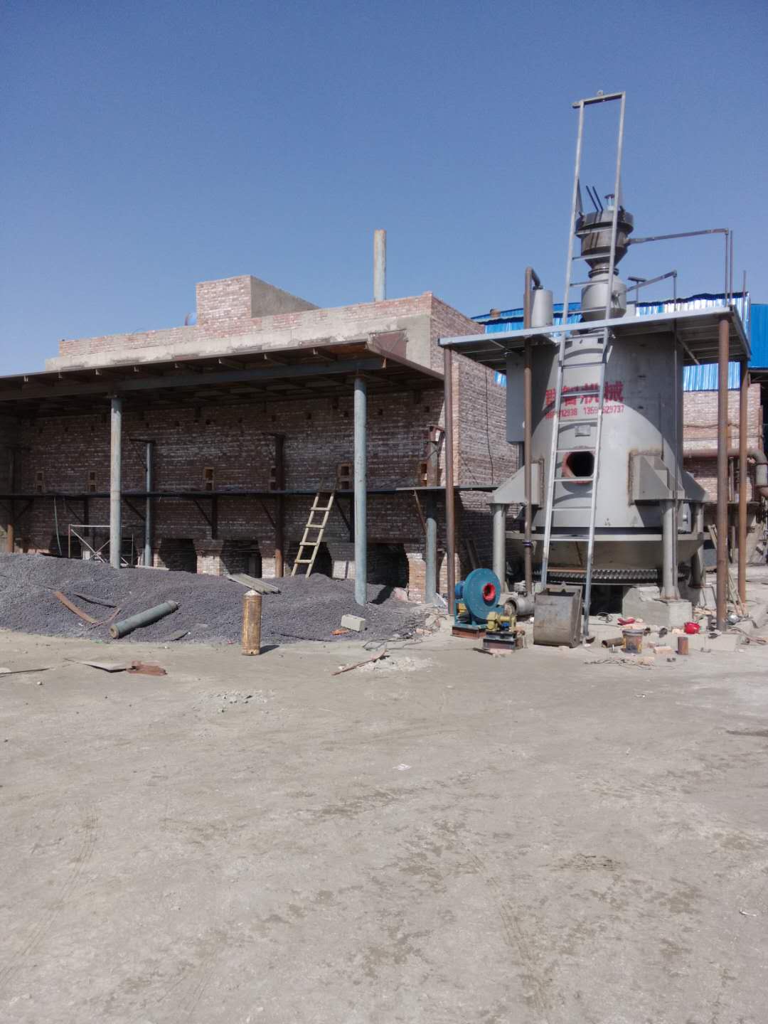 新疆3.4米煤气发生炉